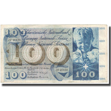 Banknote, Switzerland, 100 Franken, 1956, 1956-10-25, KM:49a, EF(40-45)