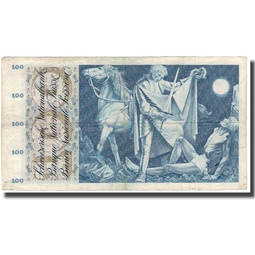 Banknote, Switzerland, 100 Franken, 1956, 1956-10-25, KM:49a, EF(40-45)