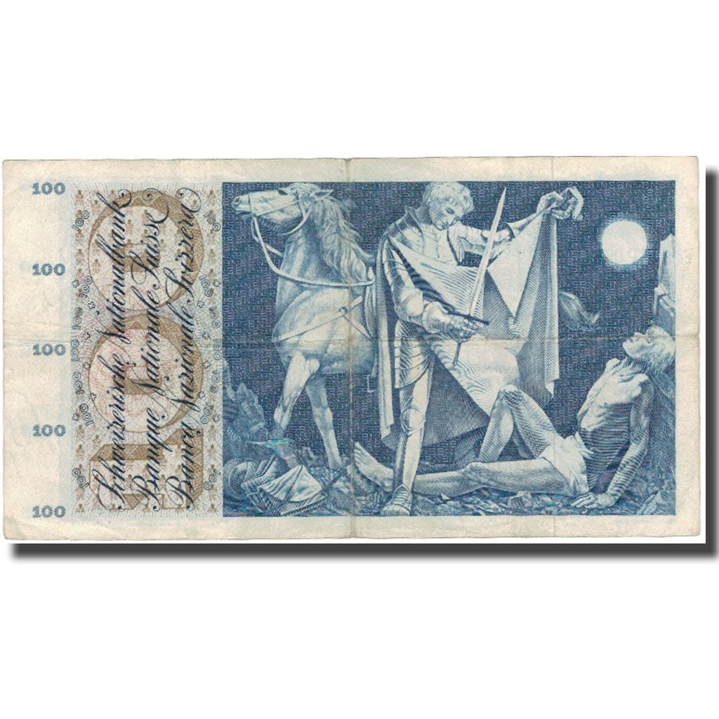 Banknote, Switzerland, 100 Franken, 1956, 1956-10-25, KM:49a, EF(40-45)