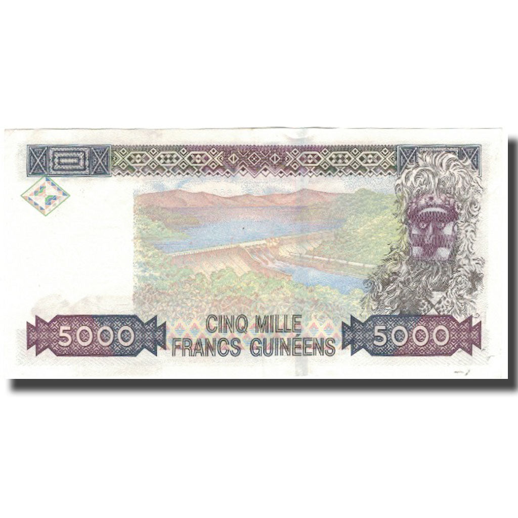 Banknote, Guinea, 5000 Francs, 1960, 1960-03-01, KM:38, AU(55-58)