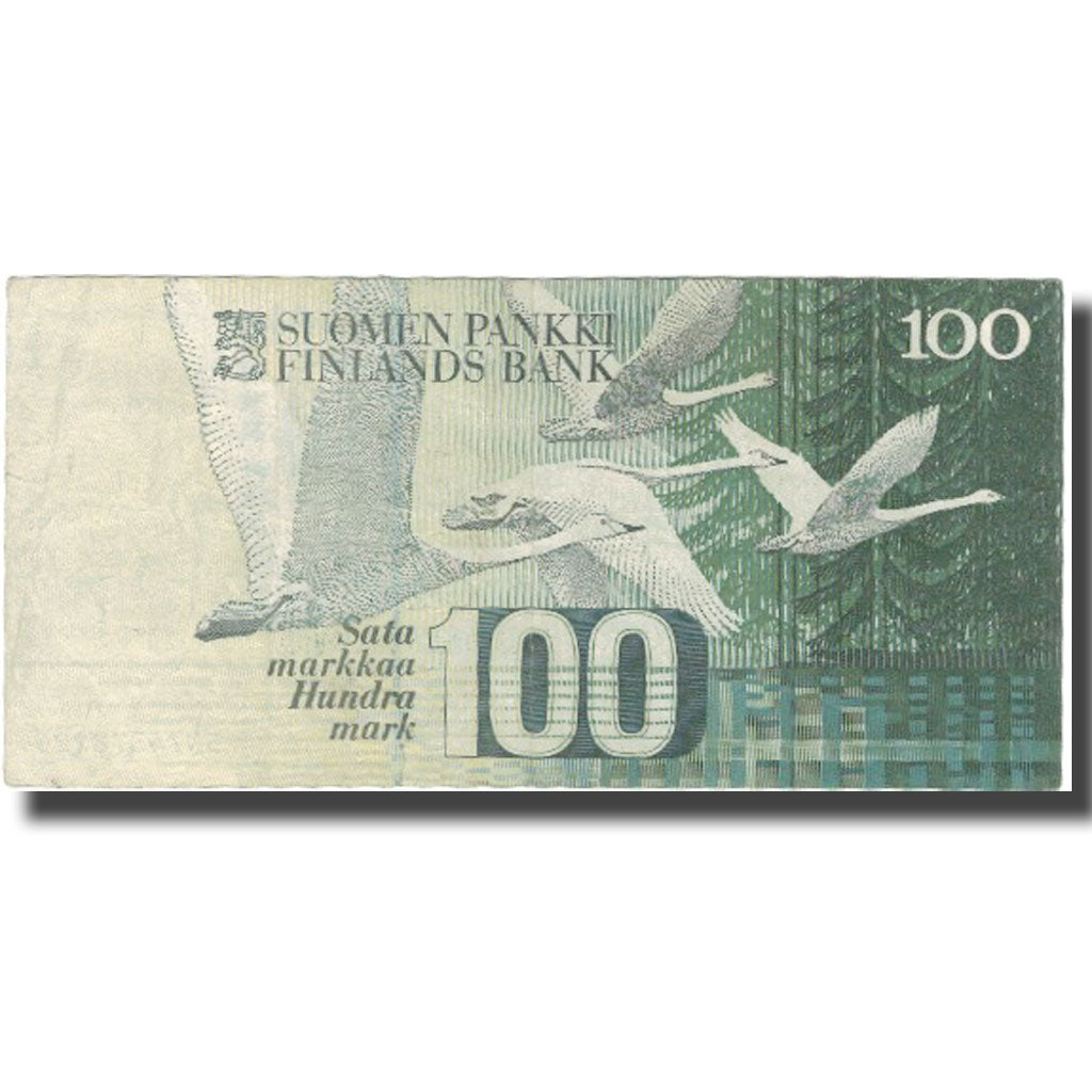 Banknote, Finland, 100 Markkaa, 1986-1991, KM:119, EF(40-45)