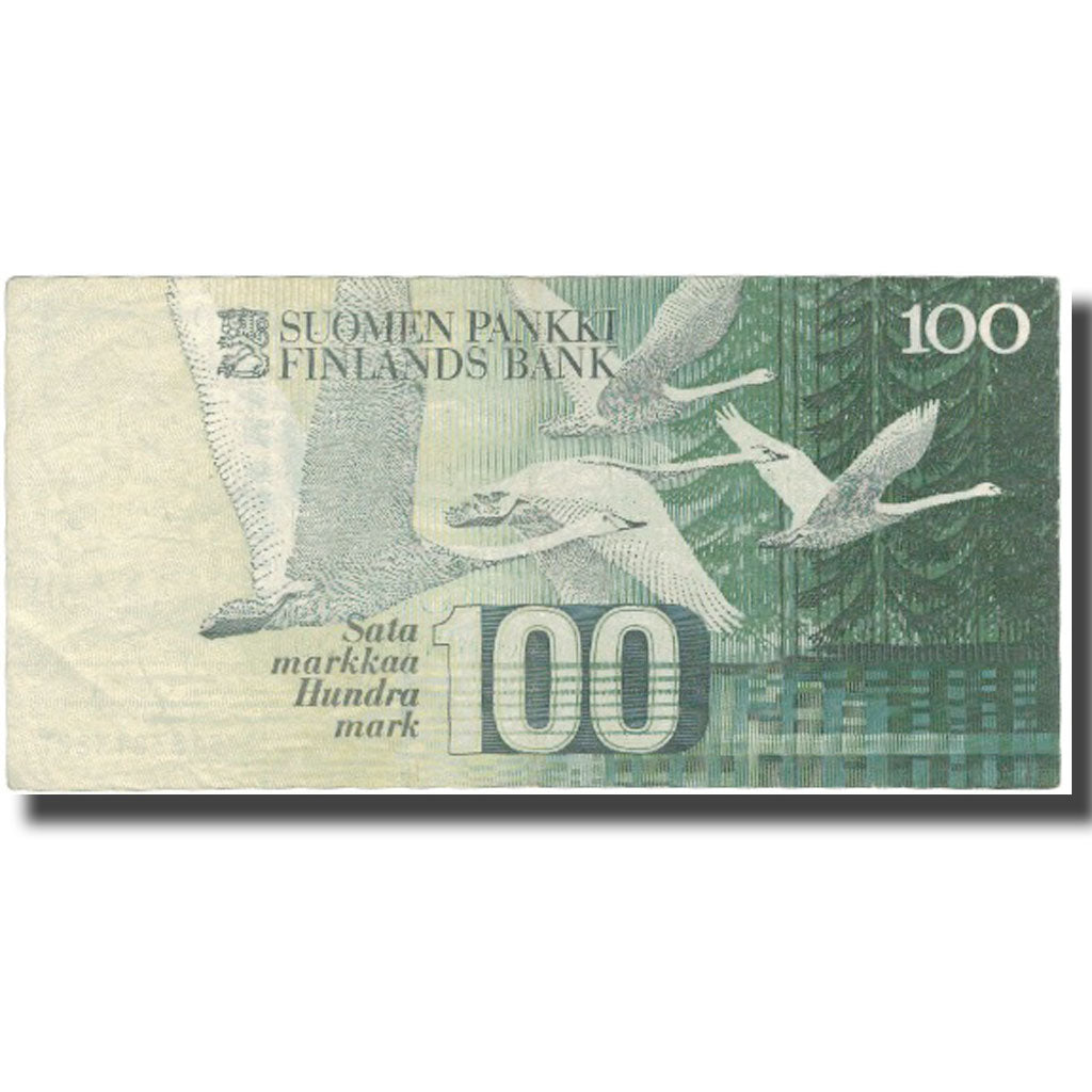 Banconote, Finlandia, 100 Markkaa, 1986-1991, KM:119, BB