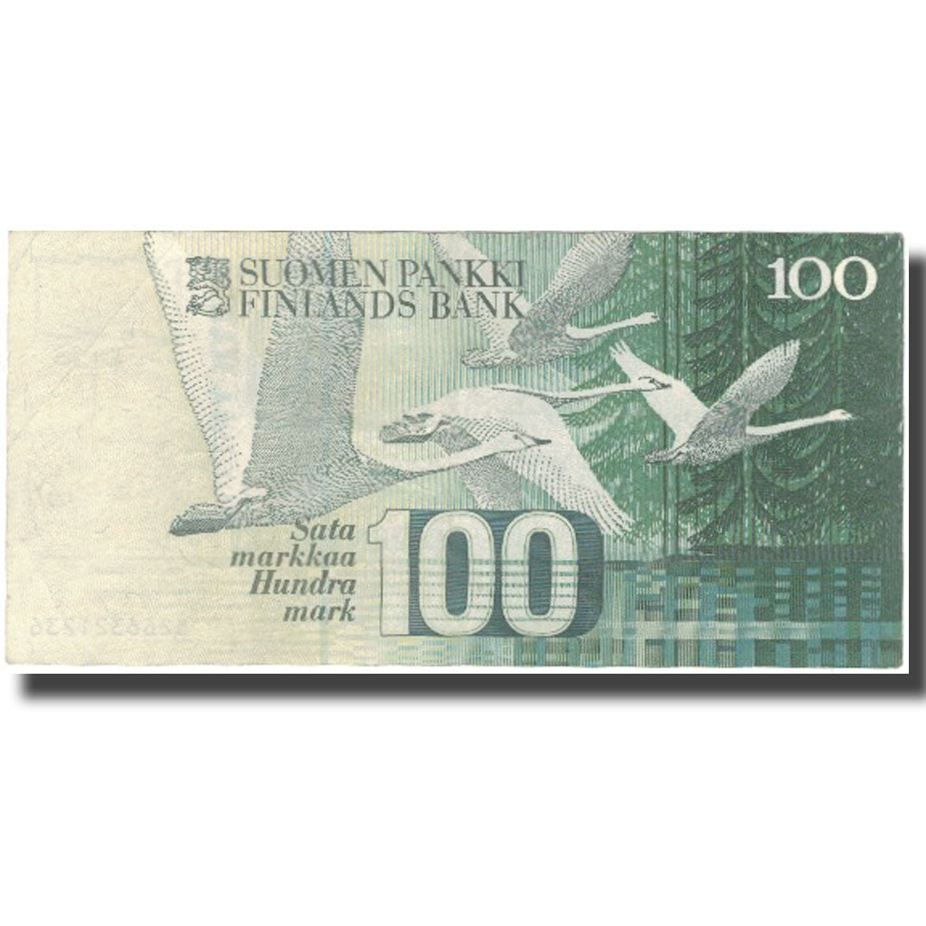 Banknote, Finland, 100 Markkaa, 1986-1991, KM:119, EF(40-45)