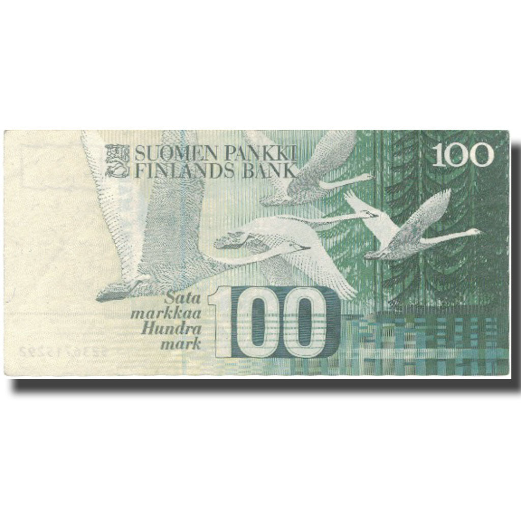 Banconote, Finlandia, 100 Markkaa, 1986-1991, KM:119, BB