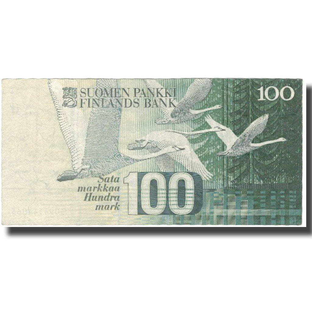 Billet, Finlande, 100 Markkaa, 1986-1991, KM:119, TTB