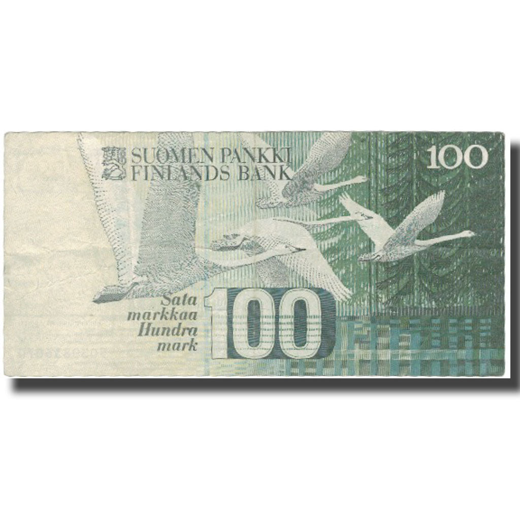 Banknote, Finland, 100 Markkaa, 1986-1991, KM:119, EF(40-45)