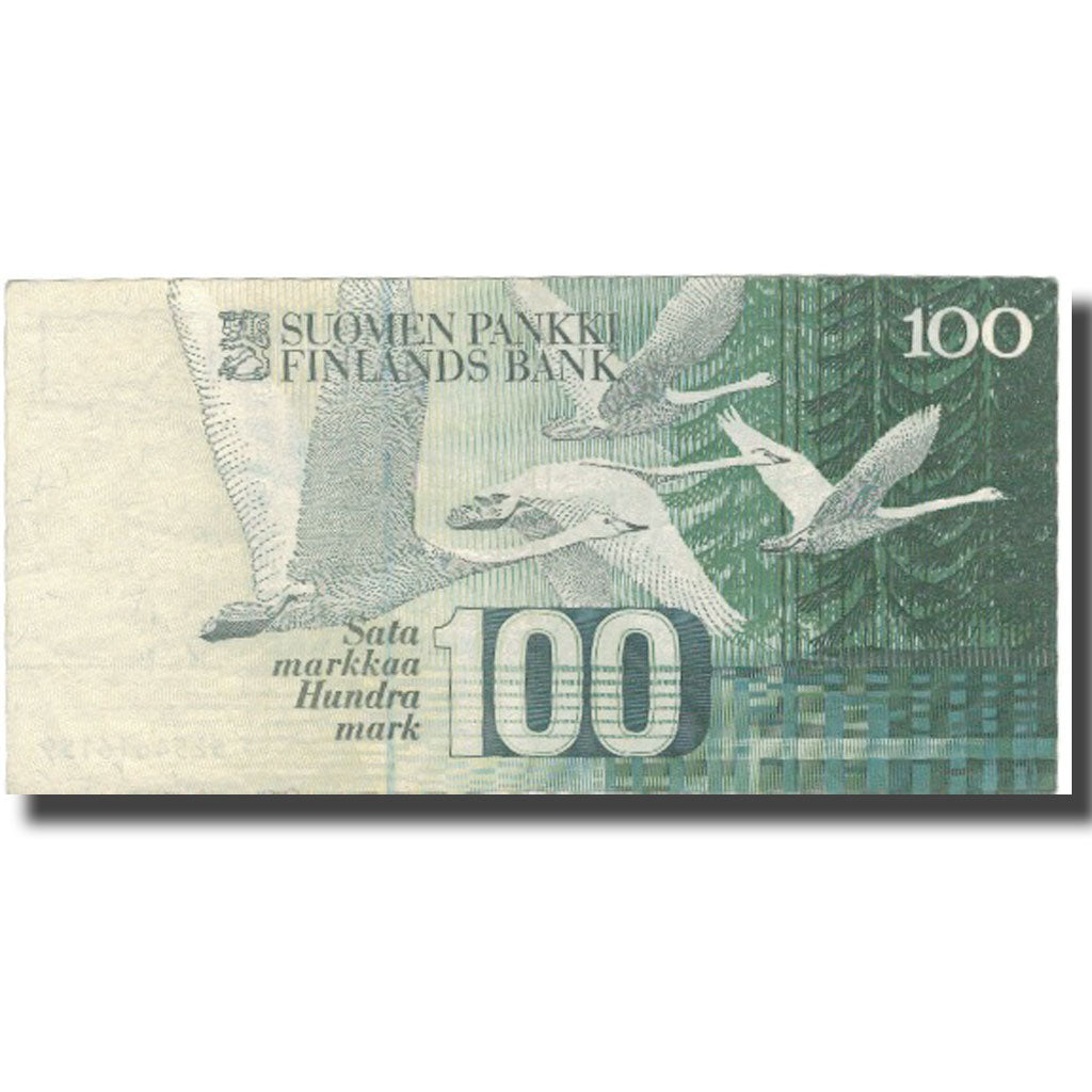 Banknote, Finland, 100 Markkaa, 1986-1991, KM:119, EF(40-45)
