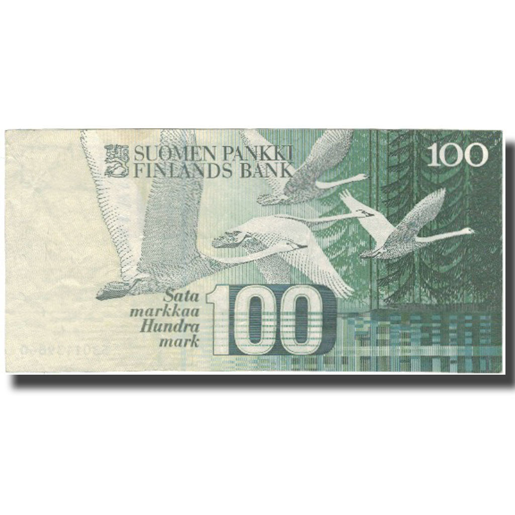 Banknote, Finland, 100 Markkaa, 1986-1991, KM:119, EF(40-45)