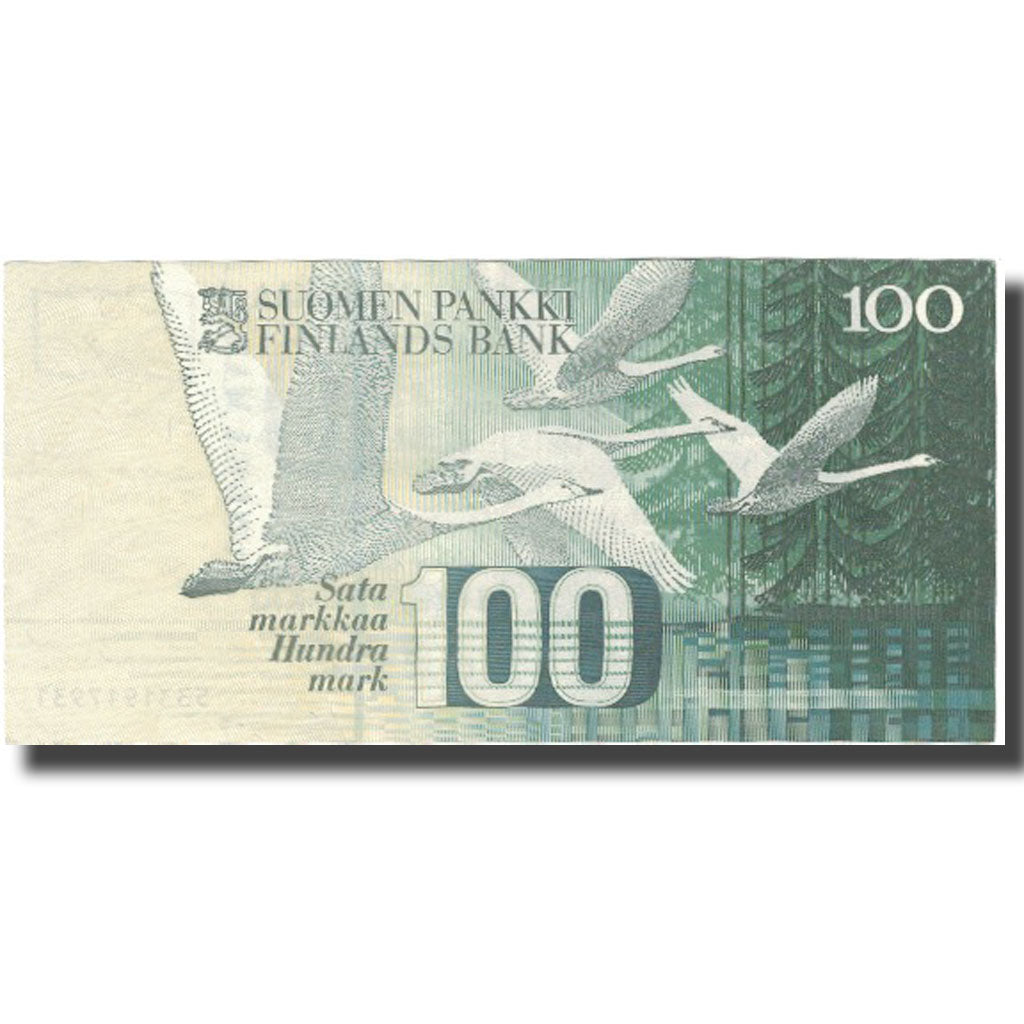 Banknote, Finland, 100 Markkaa, 1986-1991, KM:119, AU(50-53)