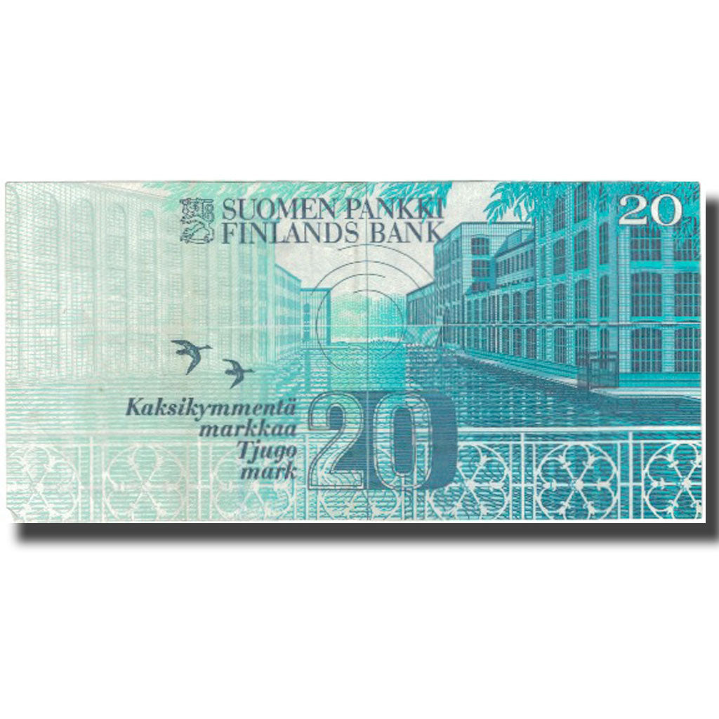 Banknote, Finland, 20 Markkaa, 1993, 1993, KM:122, EF(40-45)