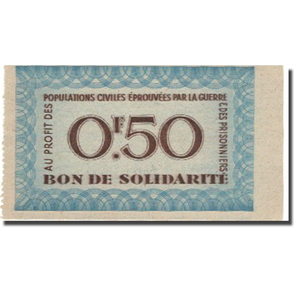 France, Bon de Solidarité, 50 Centimes, 1941, UNC(60-62)
