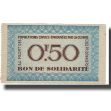 França, Bon de Solidarité, 50 Centimes, 1941, AU(50-53)