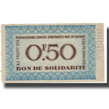 France, Bon de Solidarité, 50 Centimes, 1941, AU(50-53)