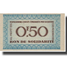 França, Bon de Solidarité, 50 Centimes, 1941, AU(55-58)