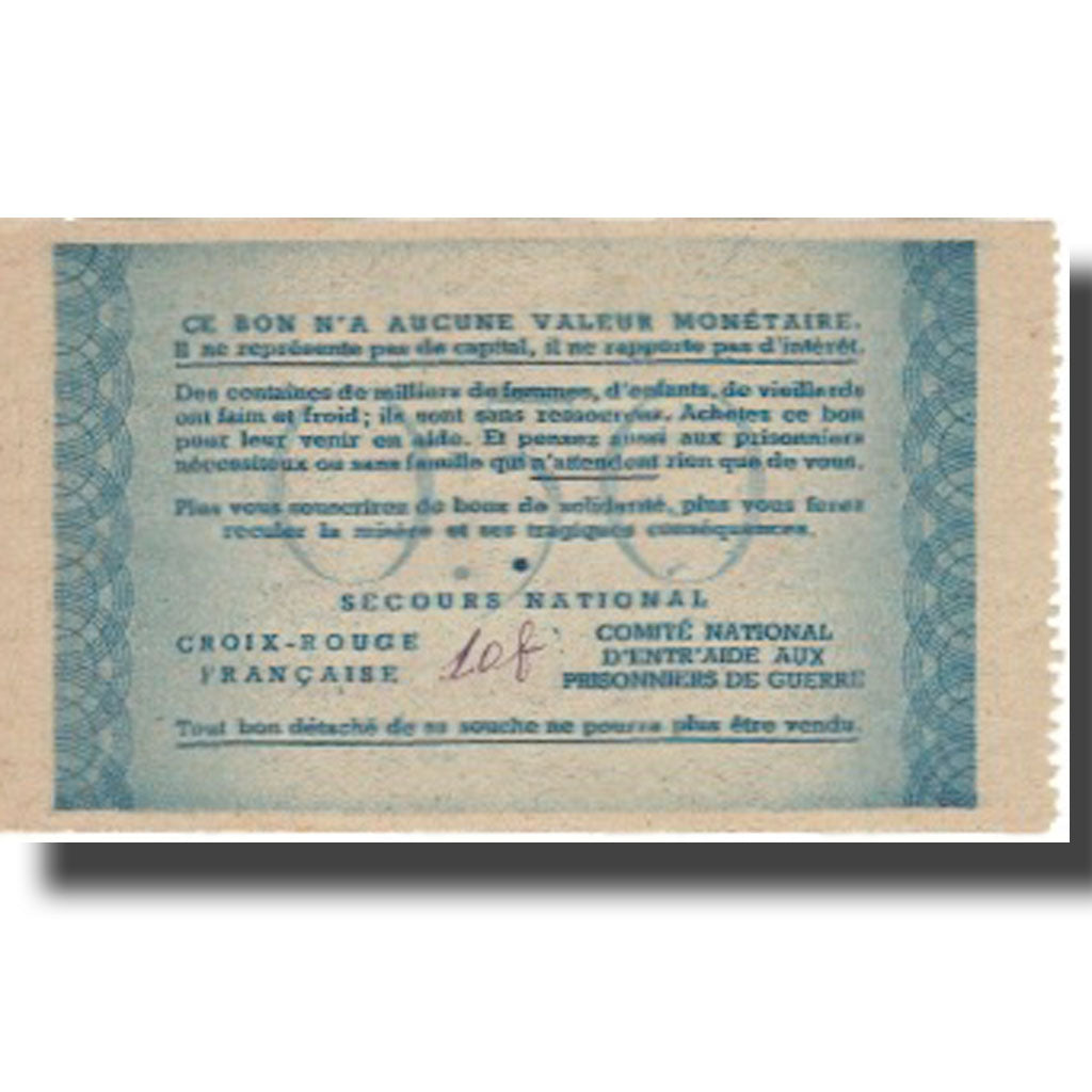France, Bon de Solidarité, 50 Centimes, 1941, AU(55-58)