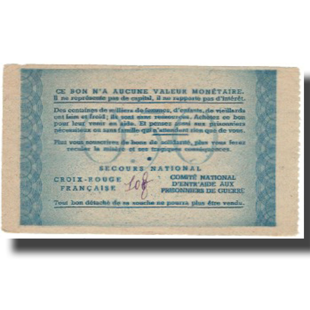 France, Bon de Solidarité, 50 Centimes, 1941, AU(55-58)