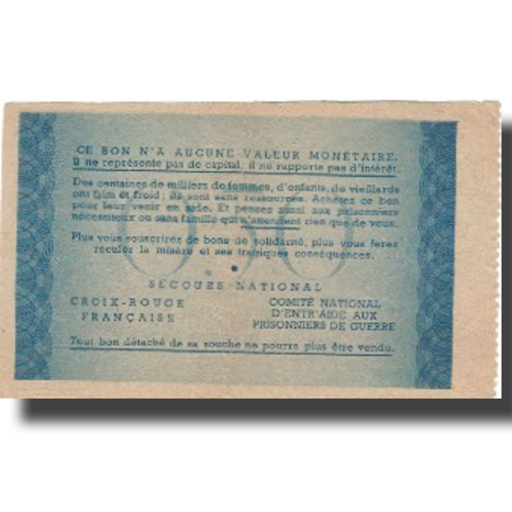 France, Bon de Solidarité, 50 Centimes, 1941, AU(50-53)