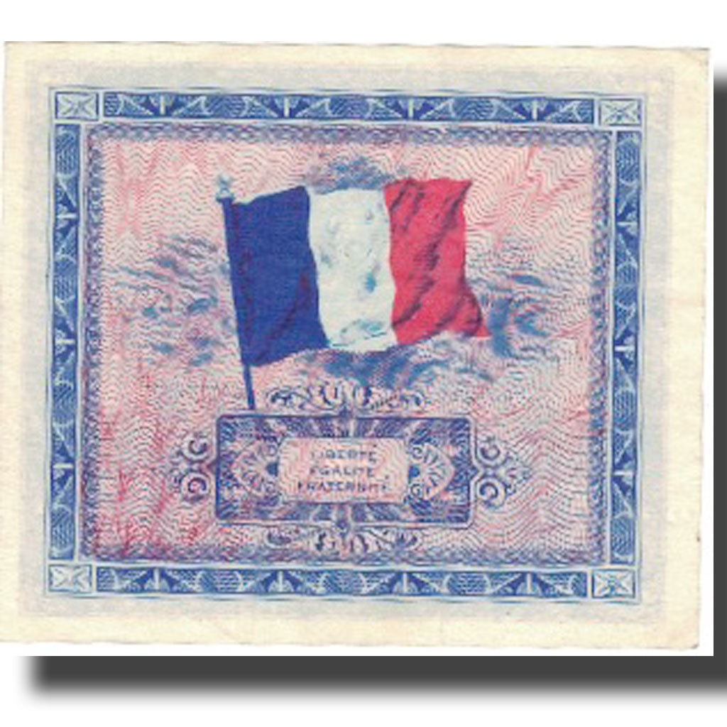 France, 5 Francs, Flag/France, 1944, 1944, AU(50-53), Fayette:VF17.1, KM:115a