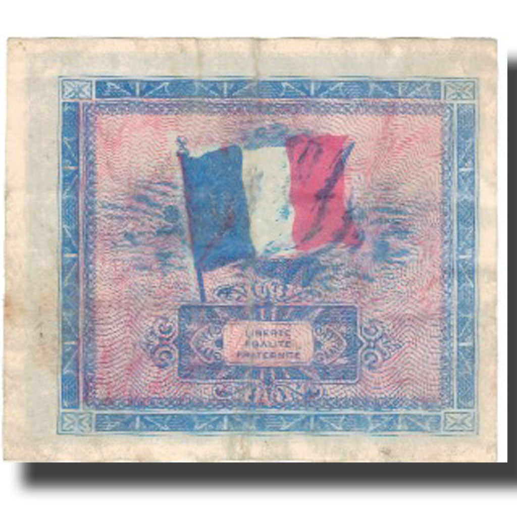 France, 10 Francs, Flag/France, 1944, 1944, VF(30-35), Fayette:VF 18.2, KM:116a