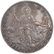 ITALIAN STATES, Scudo, 1818, Bologna, KM #1275, graded, PCGS, AU(50-53),...