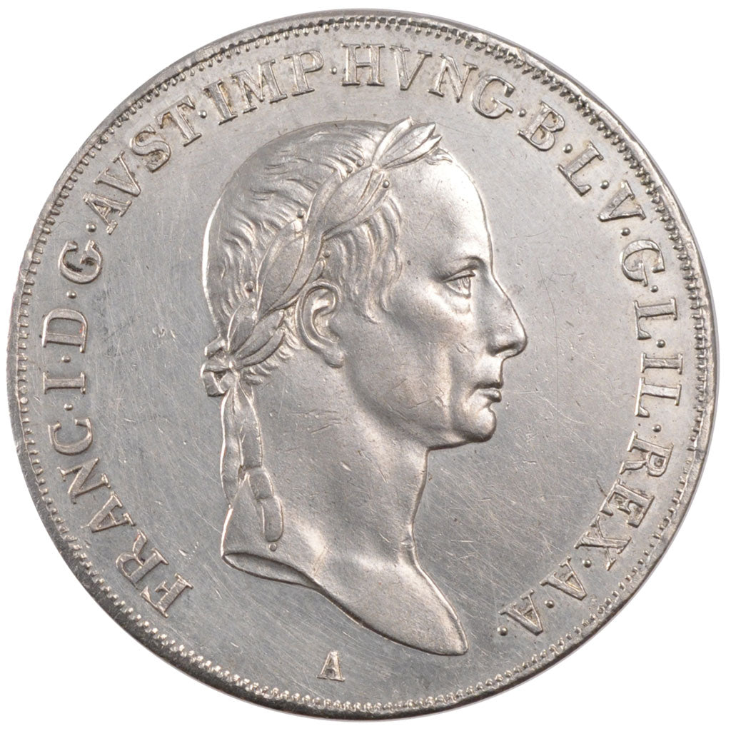 HUNGARY, Thaler, 1830, Vienne, KM #417.1, MS(60-62), Silver, 28.03