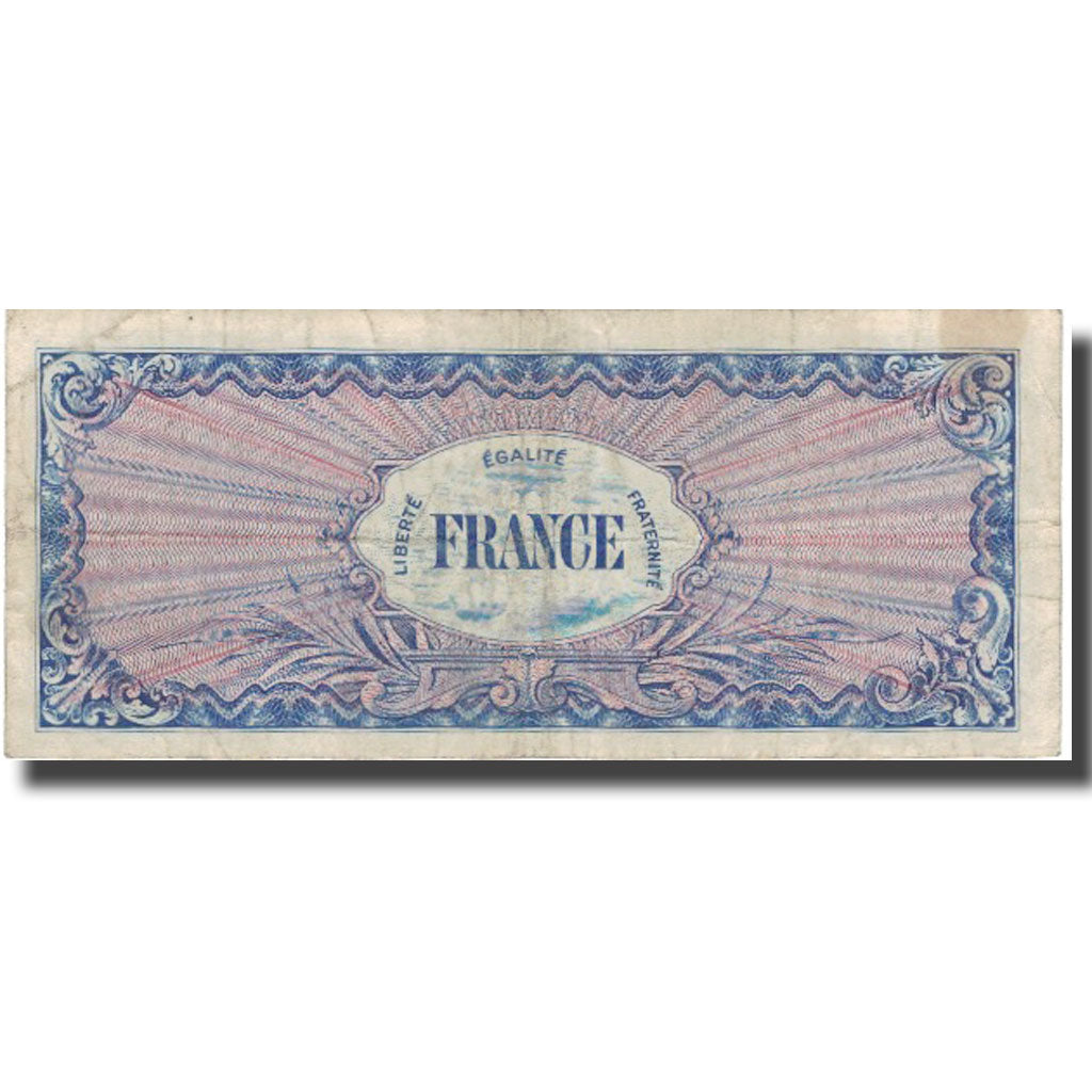 França, 100 Francs, 1945 Verso France, 1944, 1944, VF(20-25), Fayette:VF25.10