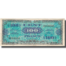 França, 100 Francs, Flag/France, 1944, 1944, EF(40-45), Fayette:VF 20.2