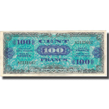 France, 100 Francs, Flag/France, 1944, 1944, EF(40-45), Fayette:VF20.1, KM:118a
