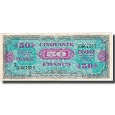 France, 50 Francs, 1945 Verso France, 1945, 1945, VF(30-35), Fayette:VF24.3