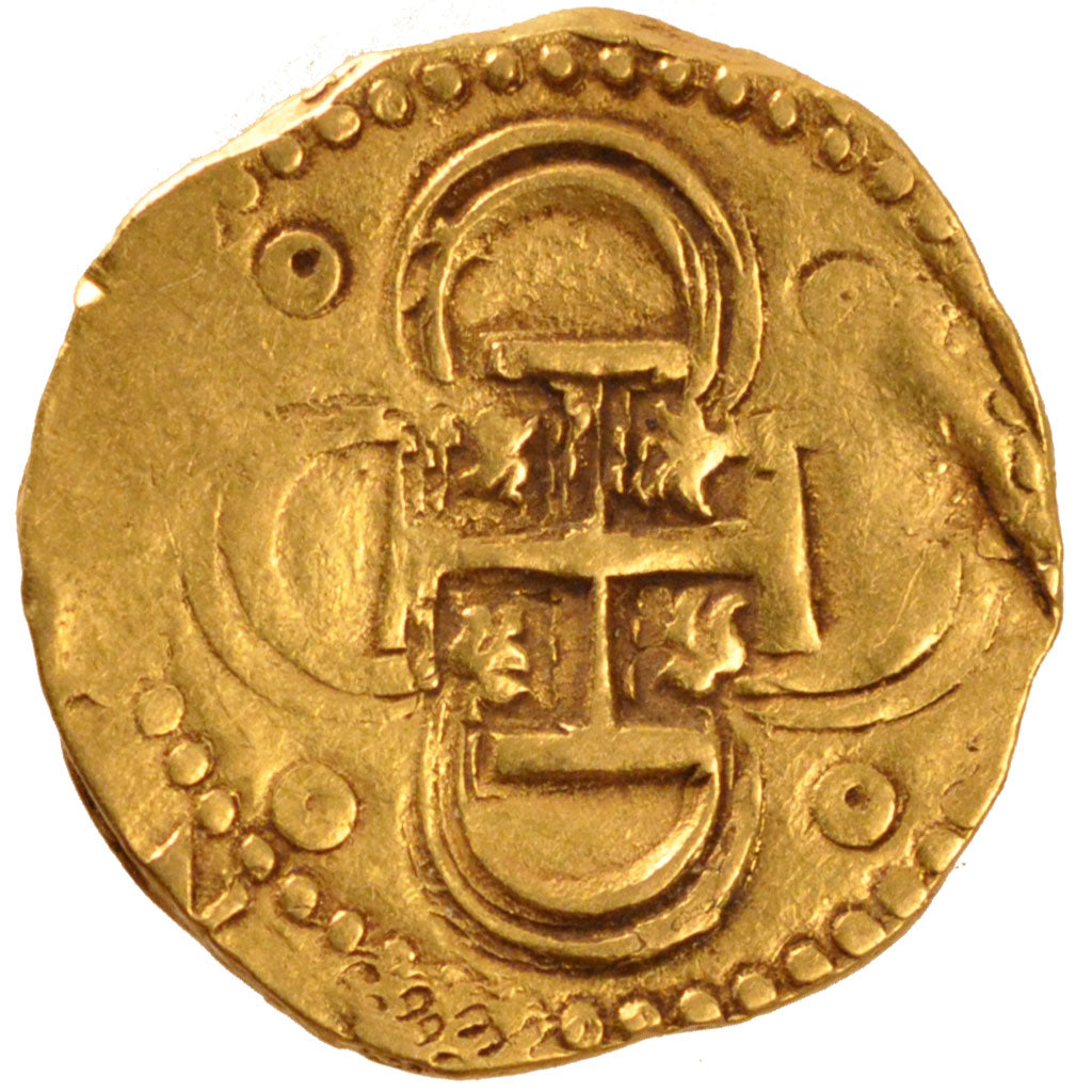 Spain, 2 Escudos, VF(20-25), Gold, 6.73