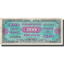 France, 50 Francs, 1945 Verso France, 1945, 1945, TB+, Fayette:VF 24.1, KM:122a