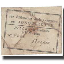 France, JONQUERETTE, 1 Sou, EF(40-45)