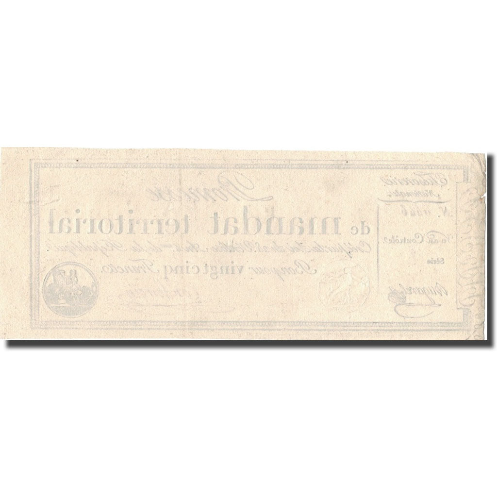 Frankreich, 25 Francs, 1796, Bugarel, 1796-03-18, SS+, KM:A83a, Lafaurie:200