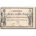 França, 2000 Francs, 1795, 1795-01-07, VF(30-35), KM:A81, Lafaurie:176