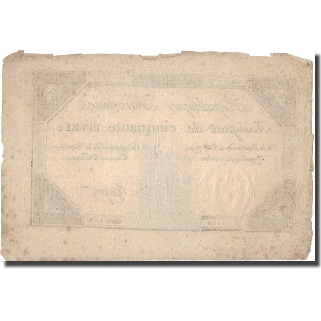 Frankrijk, 50 Livres, 1792, 1792-12-14, TTB, KM:A72