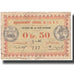 Billet, Ivory Coast, .50 Franc, valeur faciale, 1917, 1917-11-02, KM:1a, TB