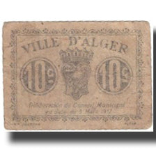 Banknote, Algeria, 10 Centimes, Blason, 1917, 1917-03-09, F(12-15)