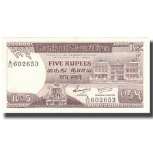 Geldschein, Mauritius, 5 Rupees, KM:34, VZ