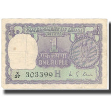 Banknote, India, 1 Rupee, 1966-1980, KM:77j, VF(20-25)