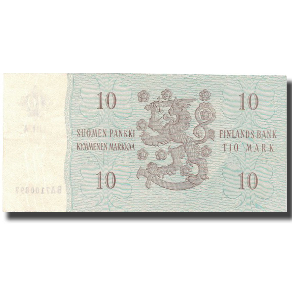 Banknote, Finland, 10 Markkaa, 1963, 1963, KM:104a, VF(30-35)