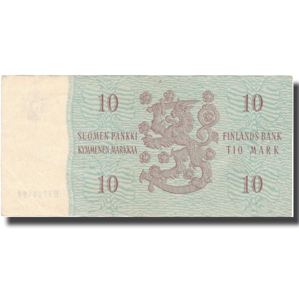 Banknote, Finland, 10 Markkaa, 1963, 1963, KM:100a, VF(30-35)