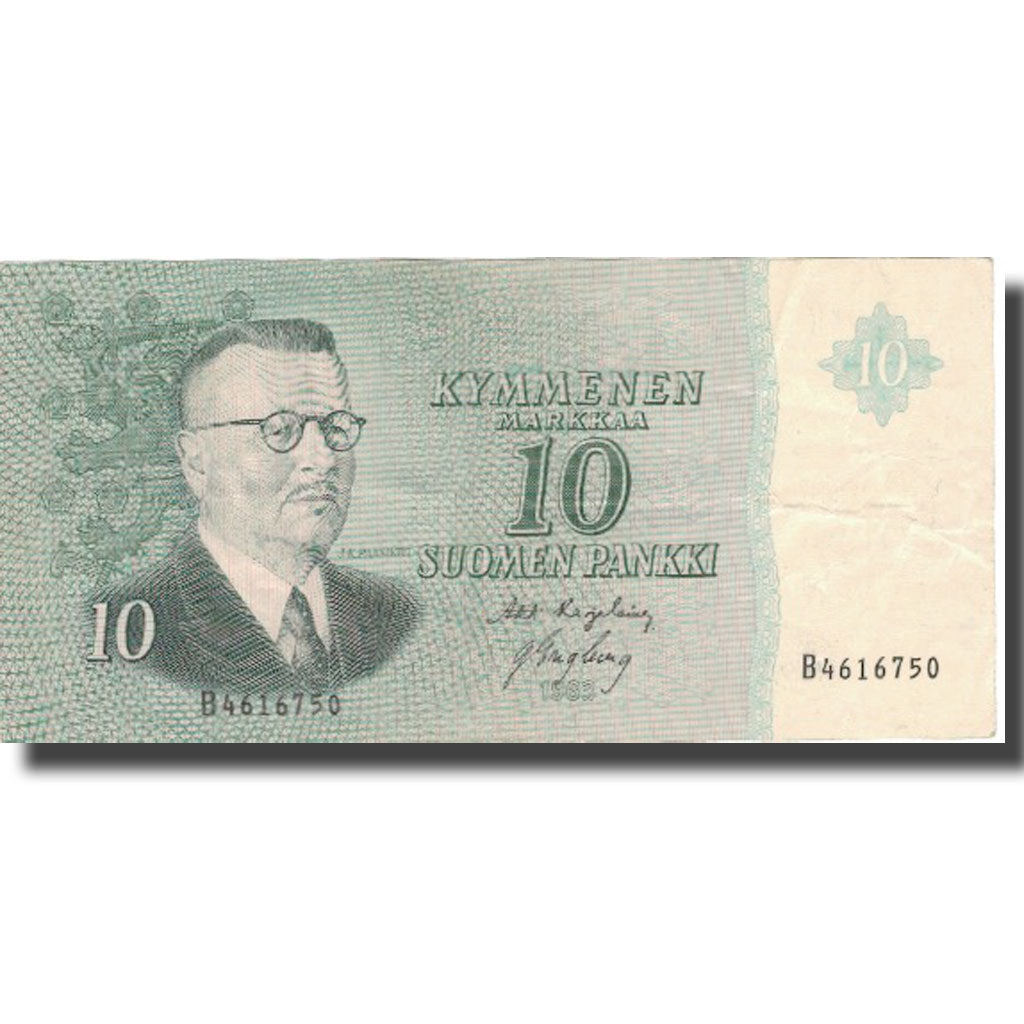 Banknote, Finland, 10 Markkaa, 1963, 1963, KM:100a, VF(30-35)