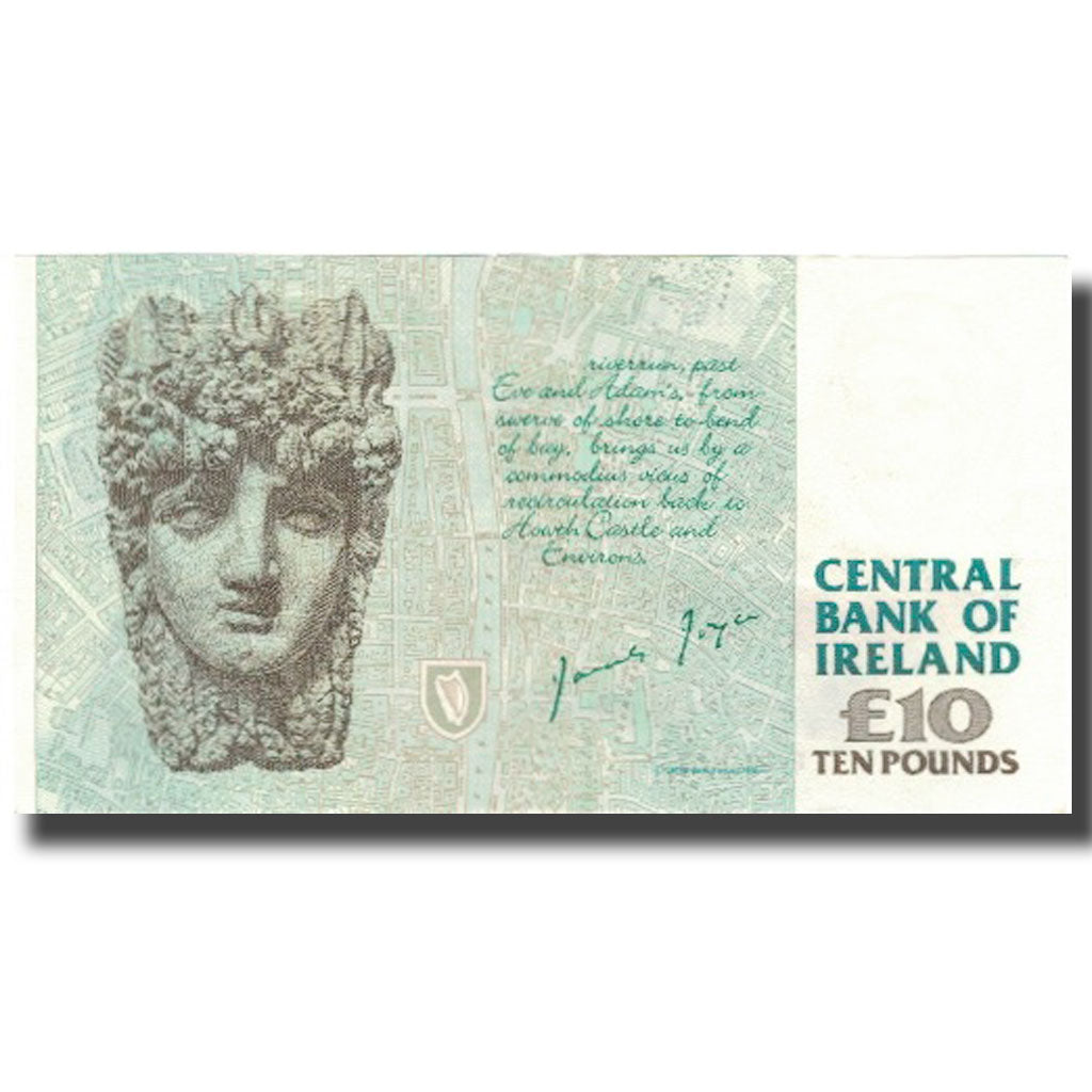 Banknote, Ireland - Republic, 10 Pounds, Undated (1993-99), KM:76b, UNC(60-62)