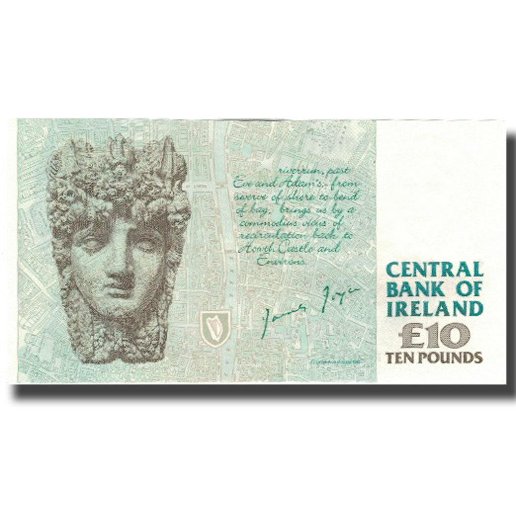 Banknote, Ireland - Republic, 10 Pounds, Undated (1993-99), KM:76b, UNC(60-62)