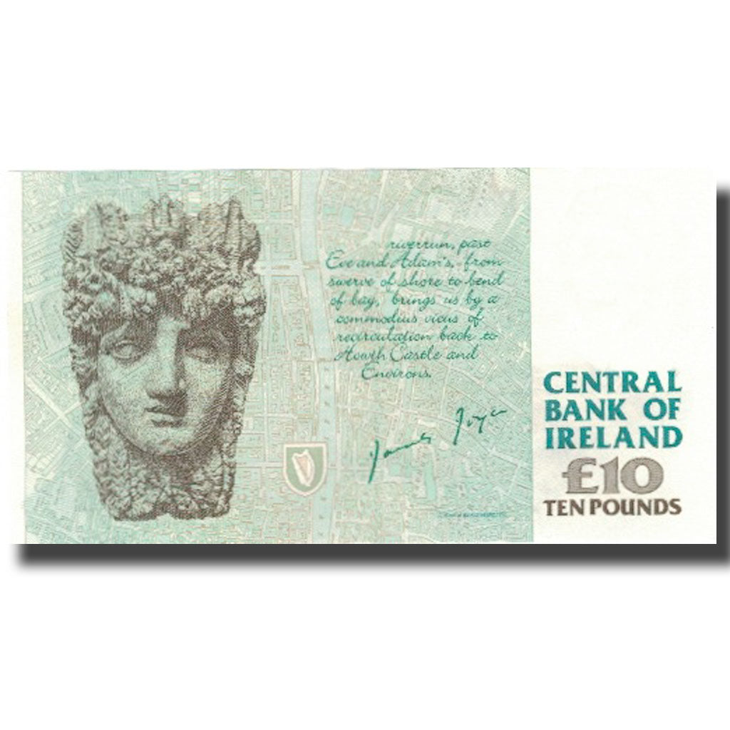 Billet, Ireland - Republic, 10 Pounds, Undated (1993-99), KM:76b, SUP+