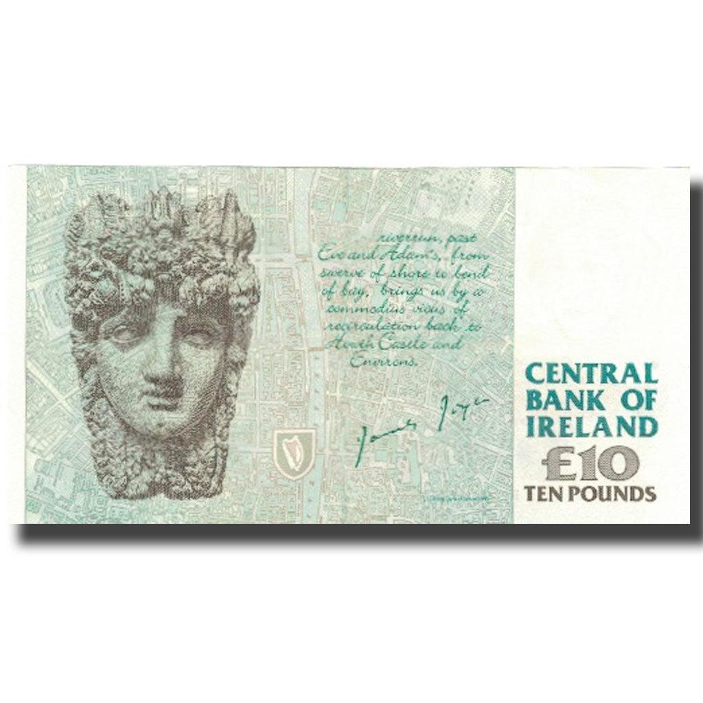 Billet, Ireland - Republic, 10 Pounds, Undated (1993-99), KM:76b, SUP+
