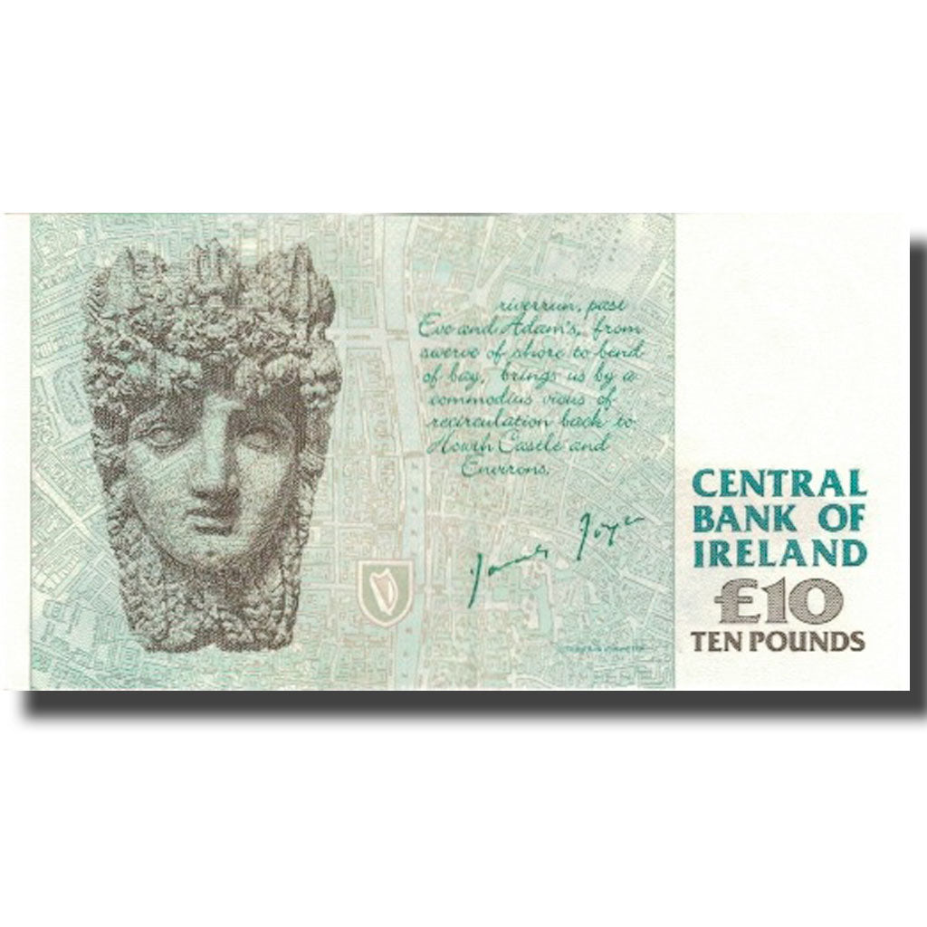 Billet, Ireland - Republic, 10 Pounds, Undated (1993-99), KM:76b, SUP+