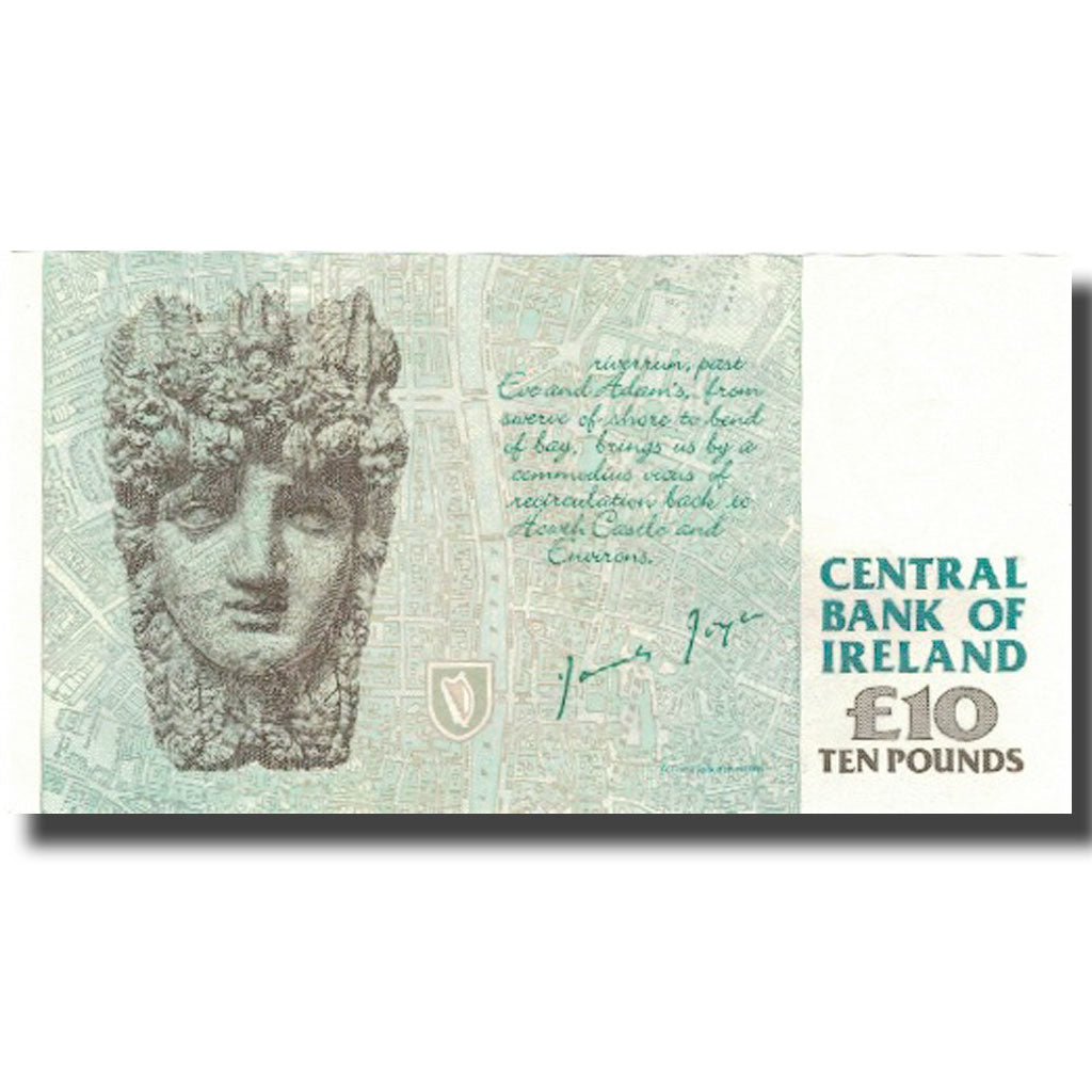 Banknote, Ireland - Republic, 10 Pounds, Undated (1993-99), KM:76b, UNC(60-62)