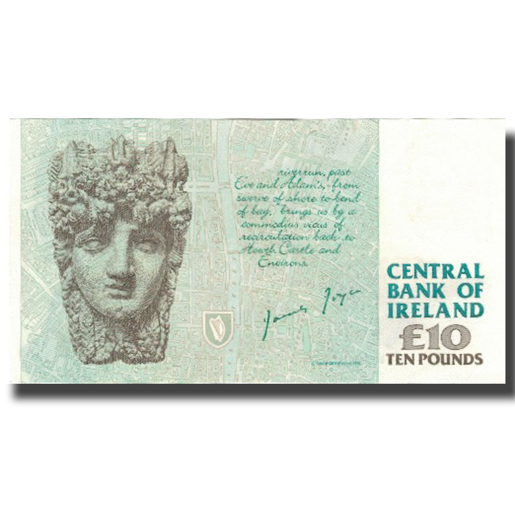 Banknote, Ireland - Republic, 10 Pounds, Undated (1993-99), KM:76b, UNC(60-62)