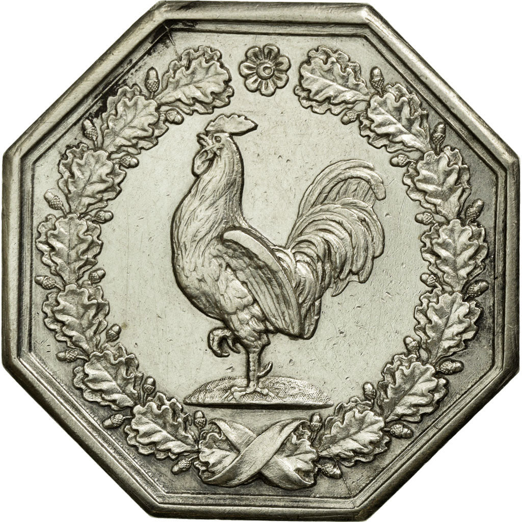 France, Token, Notary, 1831, MS(60-62), Silver, Lerouge:11
